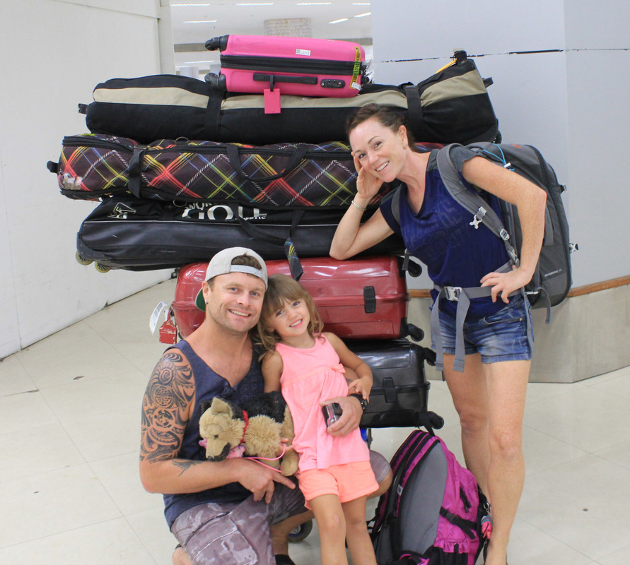 Know airline baggage fees when you backpack and travel with your kiteboarding gear long term, this will save you tons of money