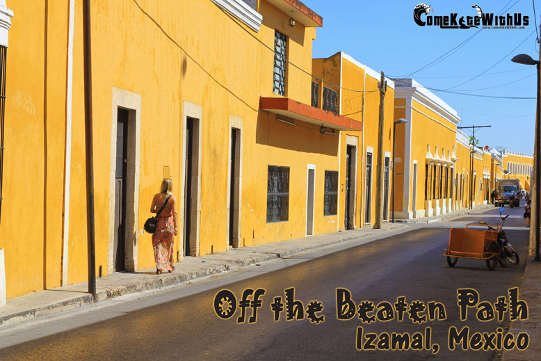 Off the beaten path in the Yucatan, Izamal, Mexico. Guide and tips for visiting the Yellow city of Izamal Mexico with pics